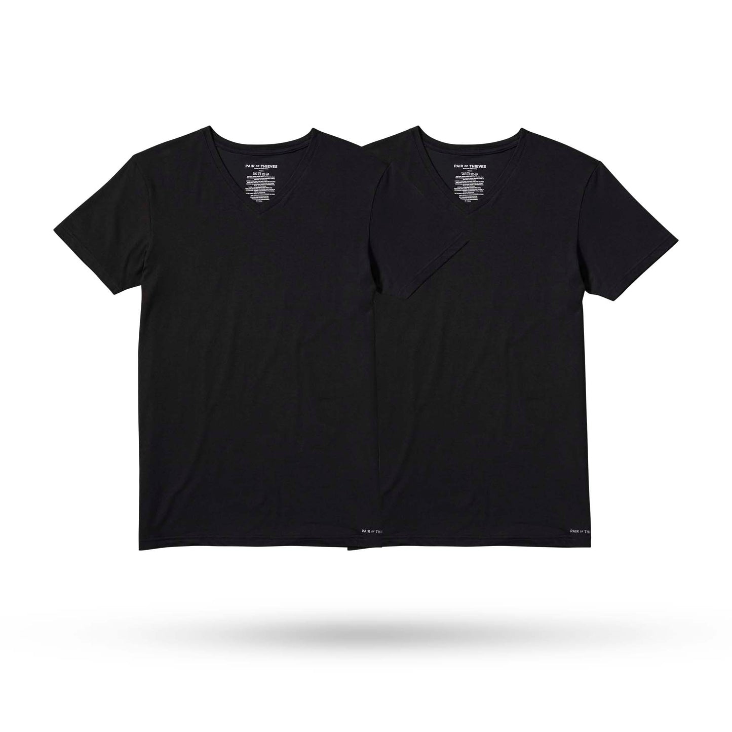 SuperSoft V-Neck Undershirt, 2-Pack, White