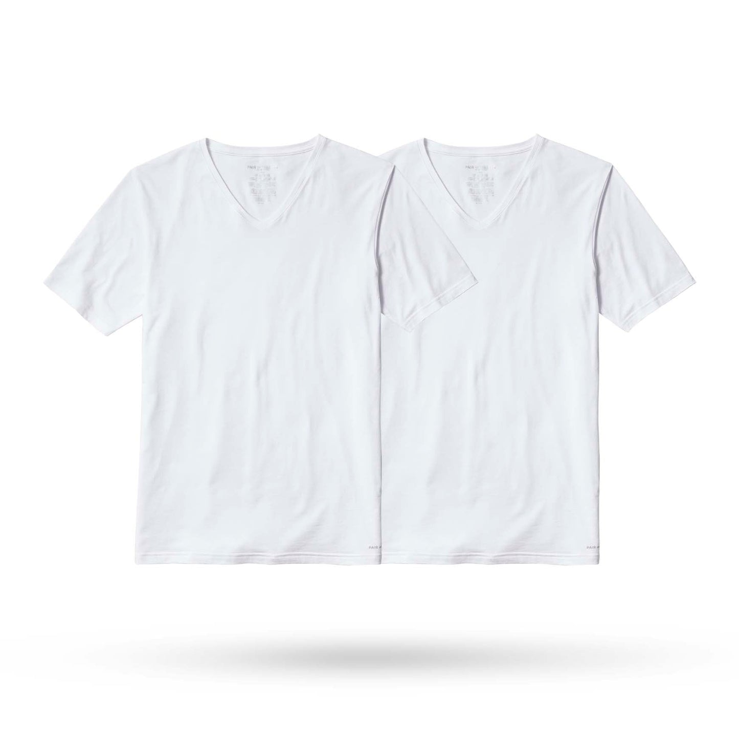 SuperSoft V-Neck Undershirt, 2-Pack, White