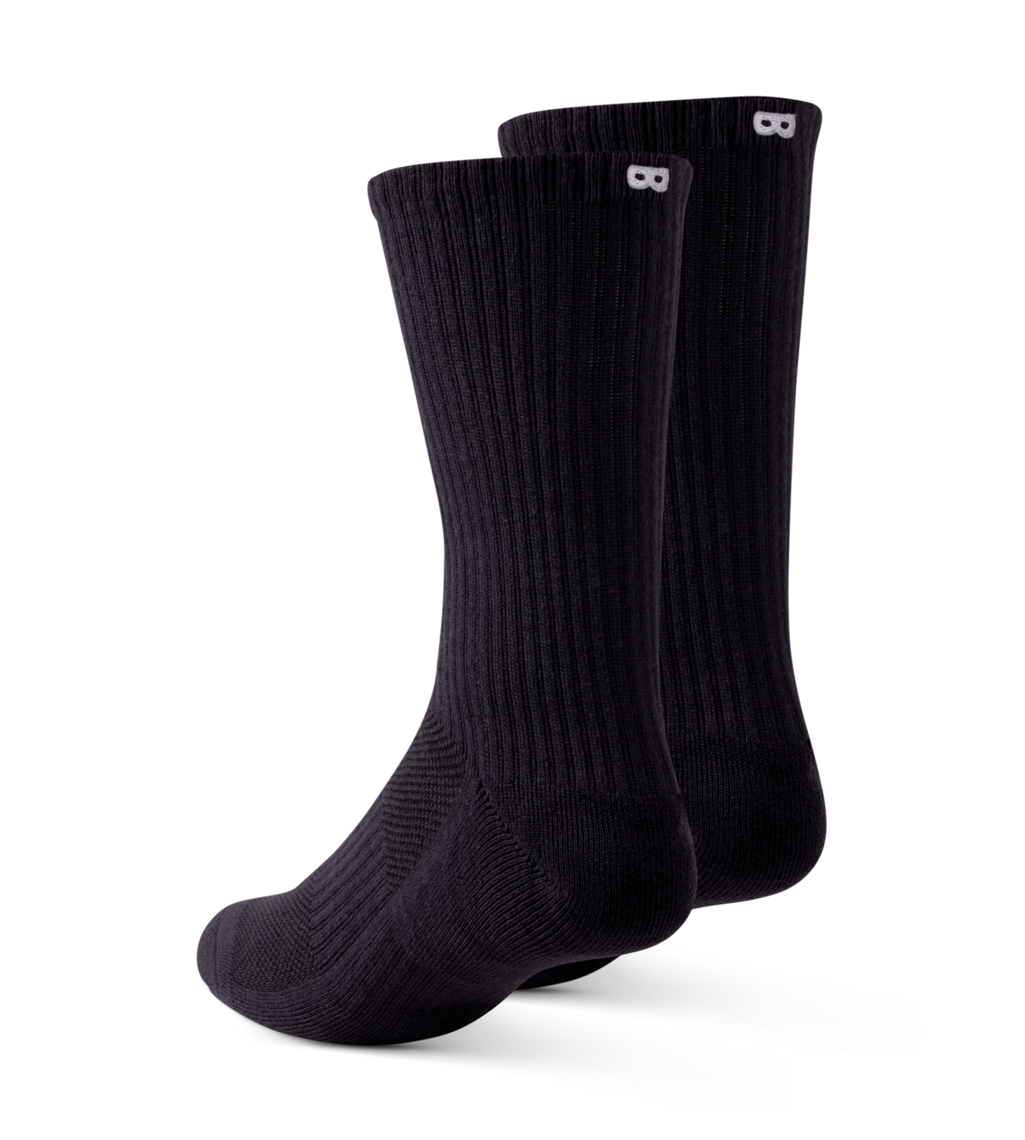 BOWO CUSHION Ribbed Crew 3 PACK - NEUTRALS Light Gray, Black, Black, Dark slate gray, Gray, Black, Dark slate gray, Silver, Gains boro