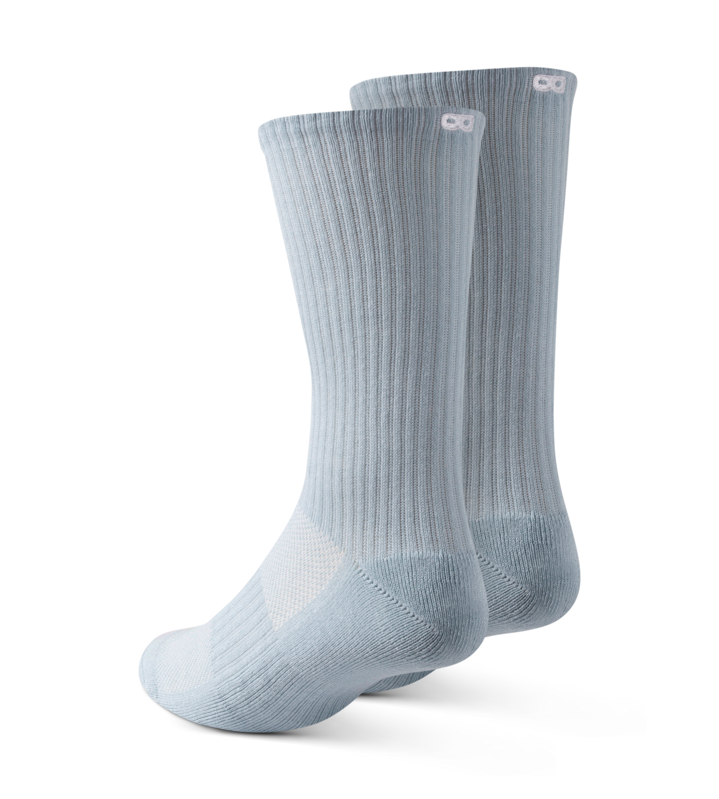 BOWO CUSHION Ribbed Crew 3 PACK - NEUTRALS Light Gray, Black, Lights late gray, Silver, Gray, Dark Gray, Dim gray, Gains boro, Dark Gray
