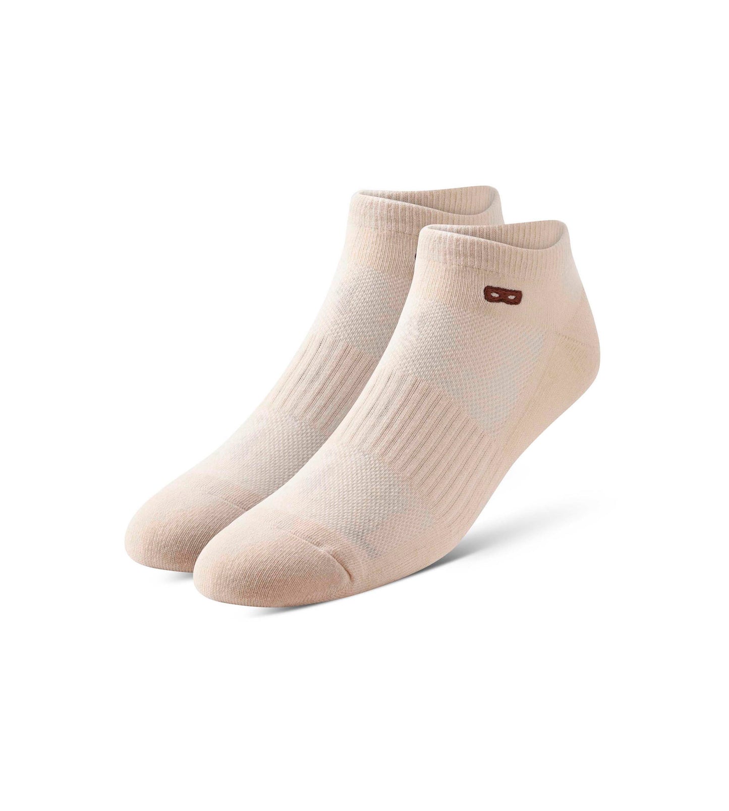 BOWO CUSHION Low-Cut 3 PACK - NEUTRALS Tan, Rosy brown, Gains boro, Saddle brown, Light Gray, Dark Gray, Silver, Gray, Linen