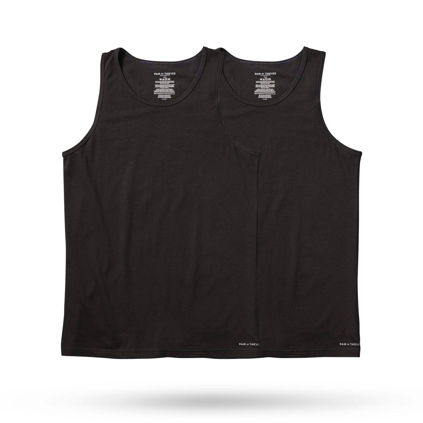 SuperSoft Tank Undershirts, 2-Pack, White