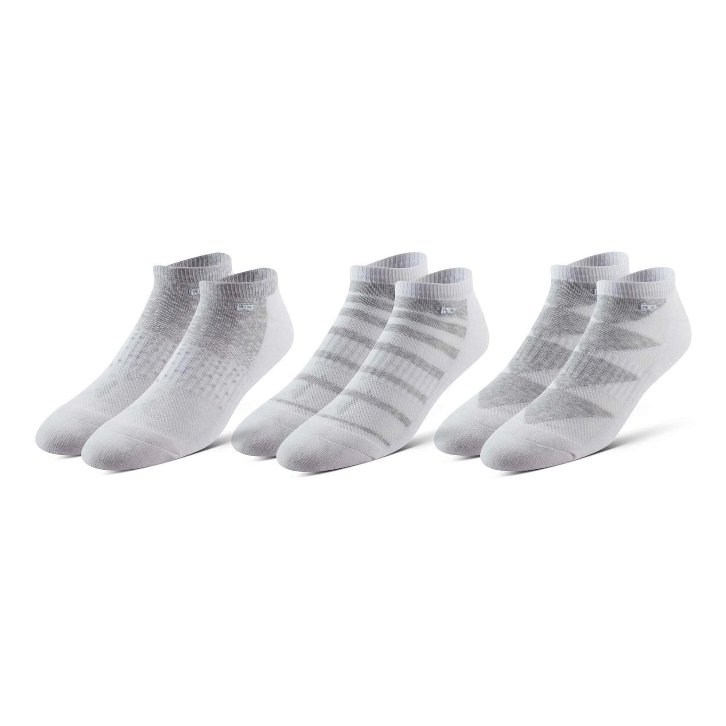 BOWO Cushion Low-Cut Socks, 3-Pack, Neutrals