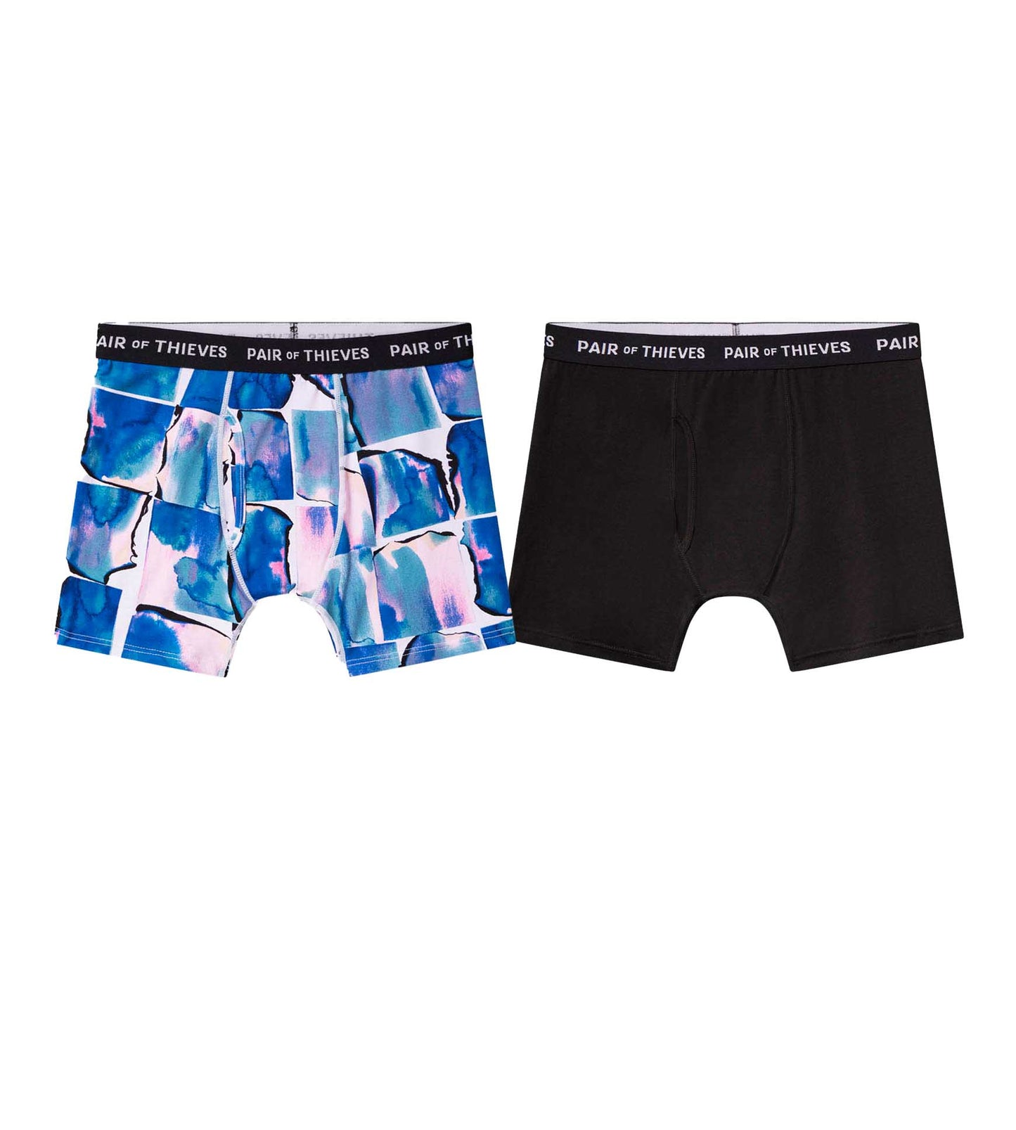 Supersoft Boxer Brief containing the colors Gains boro, Black, Lights late gray, Dark cyan, Light steel blue, Midnight blue, Cornflower blue, Steel blue, Dim gray