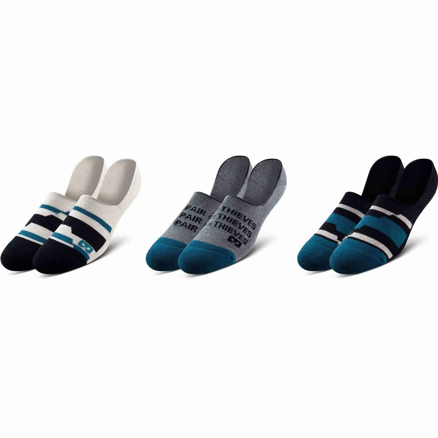 Ready For Everything Cushion No Show Socks, 3-Pack