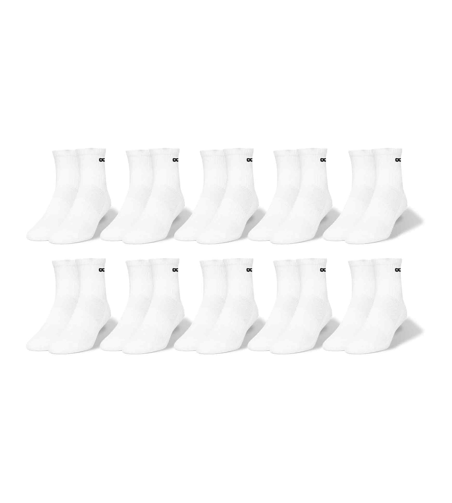 BOWO Cushion Ankle - Neutrals (10-Pack)