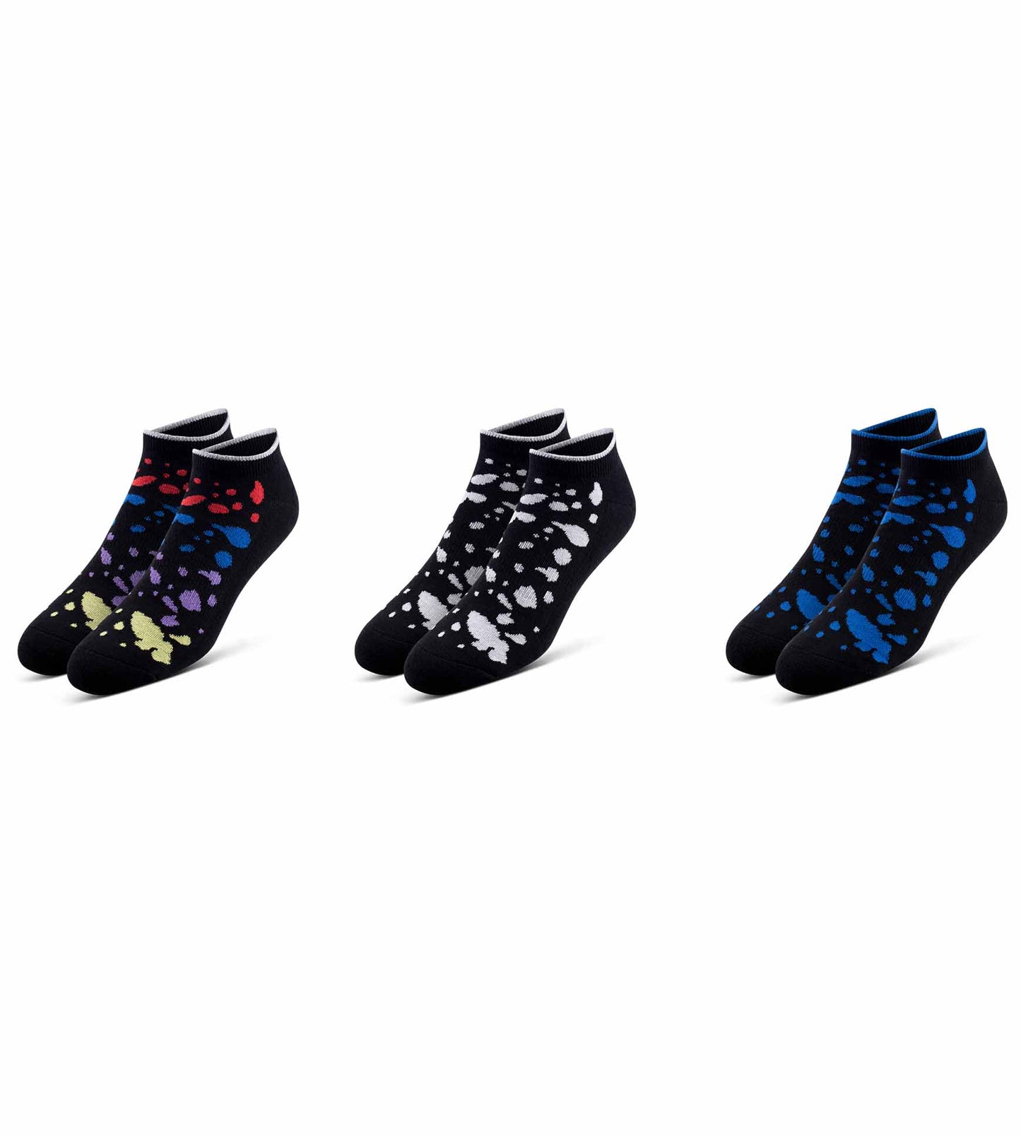 CUSHION LOW-CUT SOCKS 3 PACK White, Dark slate gray, Dark Gray, Black, Gray, Dark slate blue, Light Gray, Brown, Dim gray, Black