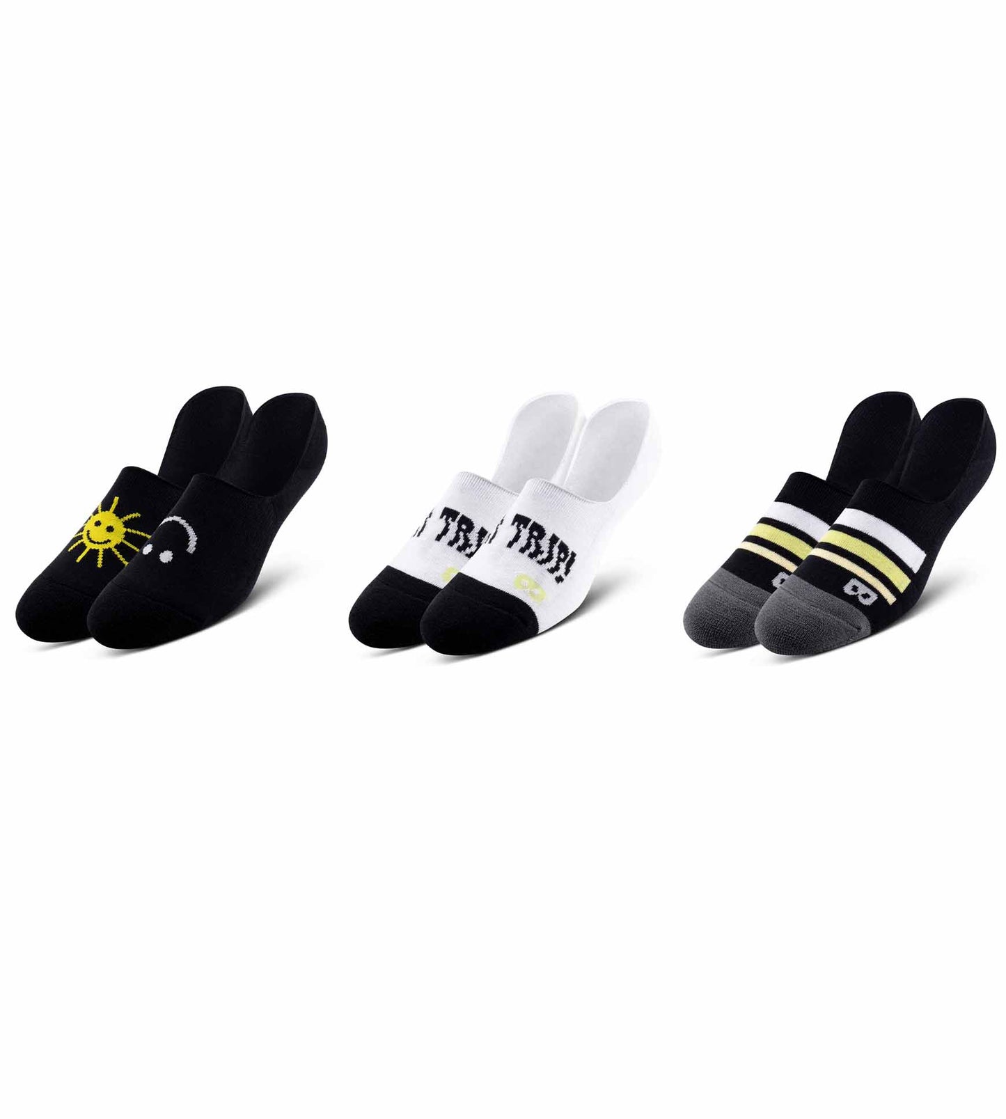 Cushion No Show Socks 3 PACK White, Black, Khaki, Lavender, Dark slate gray, Goldenrod, Black, Dark Gray, Light Gray, Dim gray