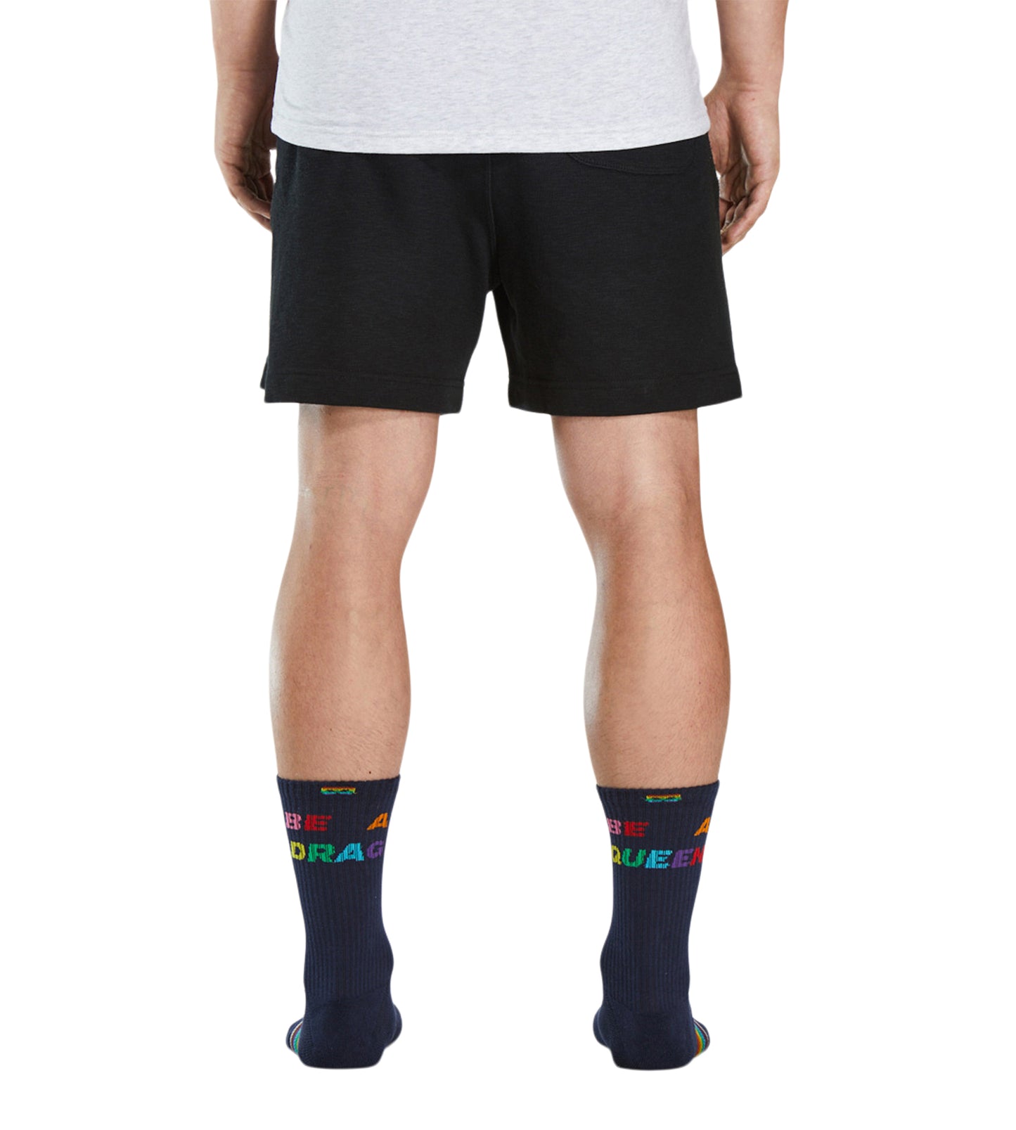 Cushion Crew Sock - PRIDE containing the colors Dark slate gray, Rosy brown, Black, Gains boro, Rosy brown, Dark olive green, Dark cyan, Tan, Sienna