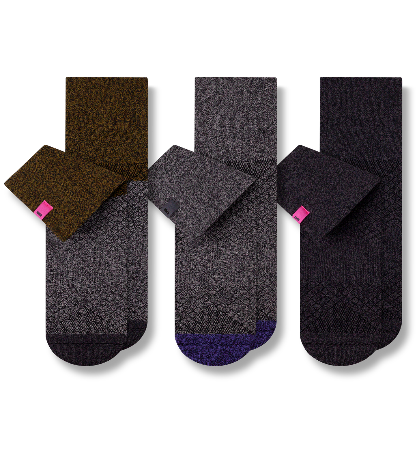 Hustle Cushion Ankle Socks 3 Pack