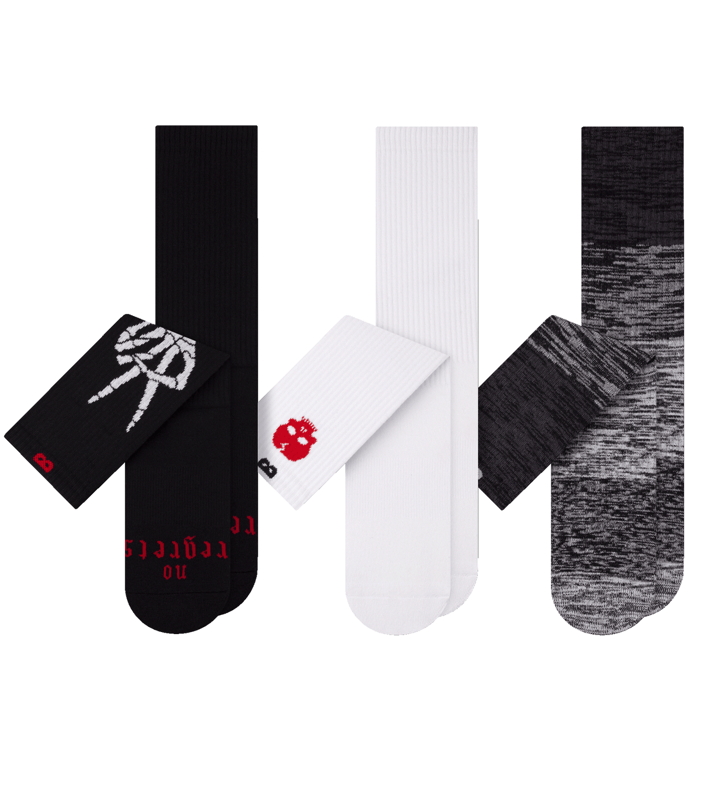 Cushion Crew Socks 3 Pack