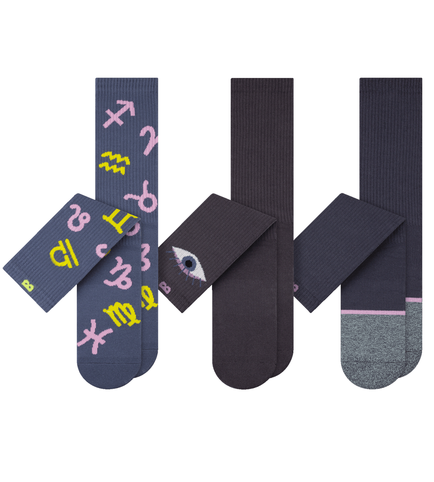 Cushion Crew Socks 3 Pack