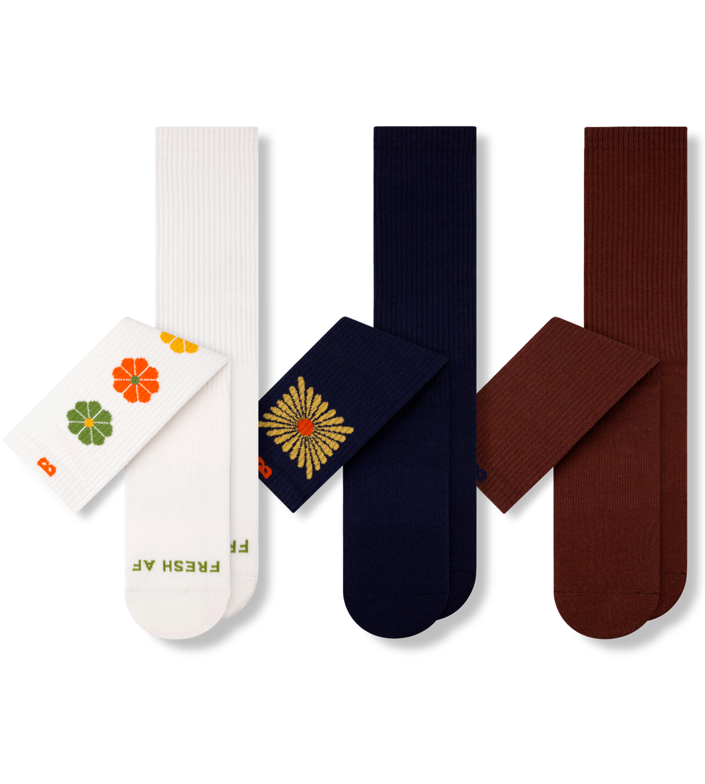Cushion Crew Socks 3 Pack