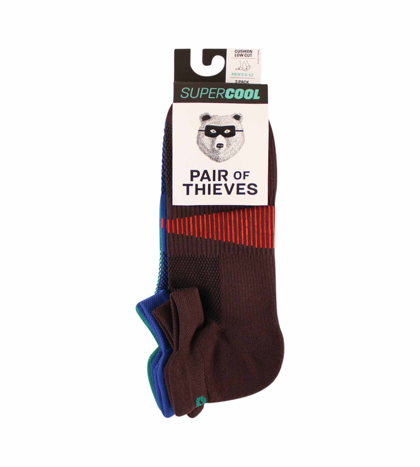 SuperCool Cushion Low-Cut Socks 3 Pack