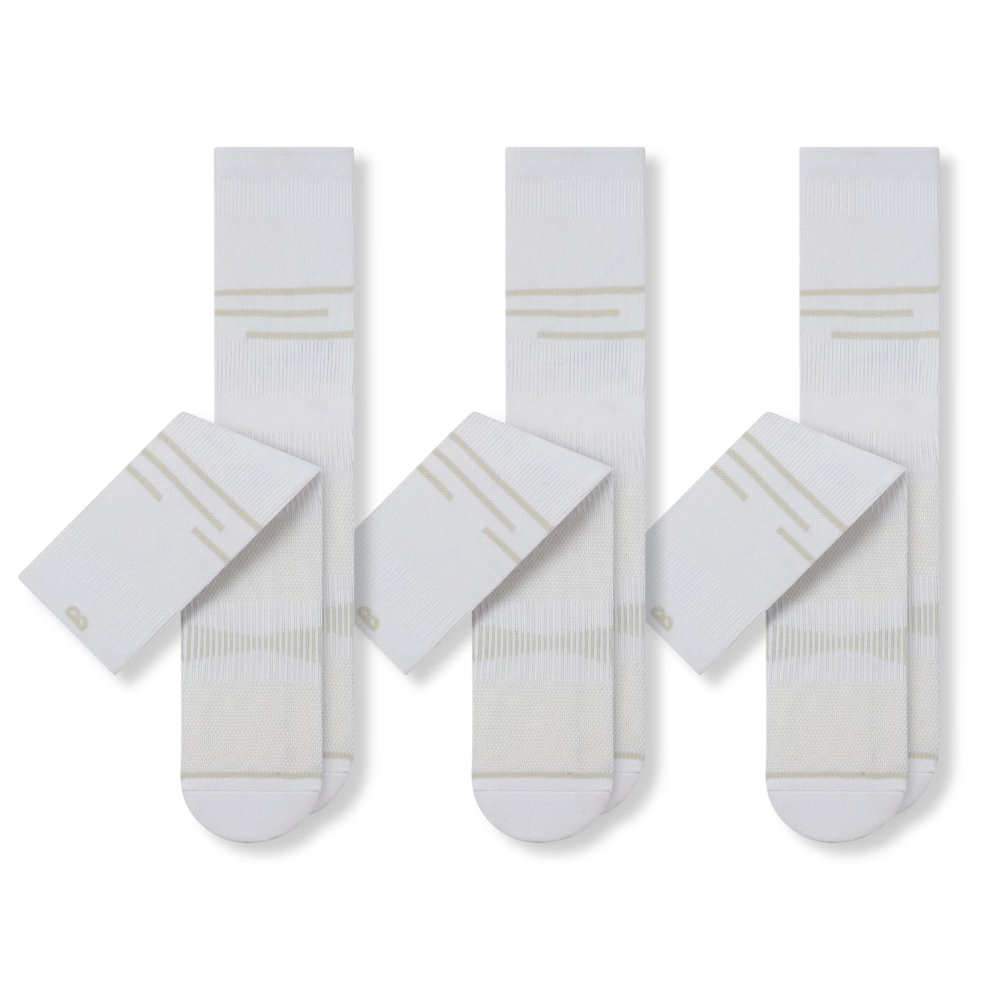 SuperCool Cushion Crew Socks, 3-Pack, Assorted Colors