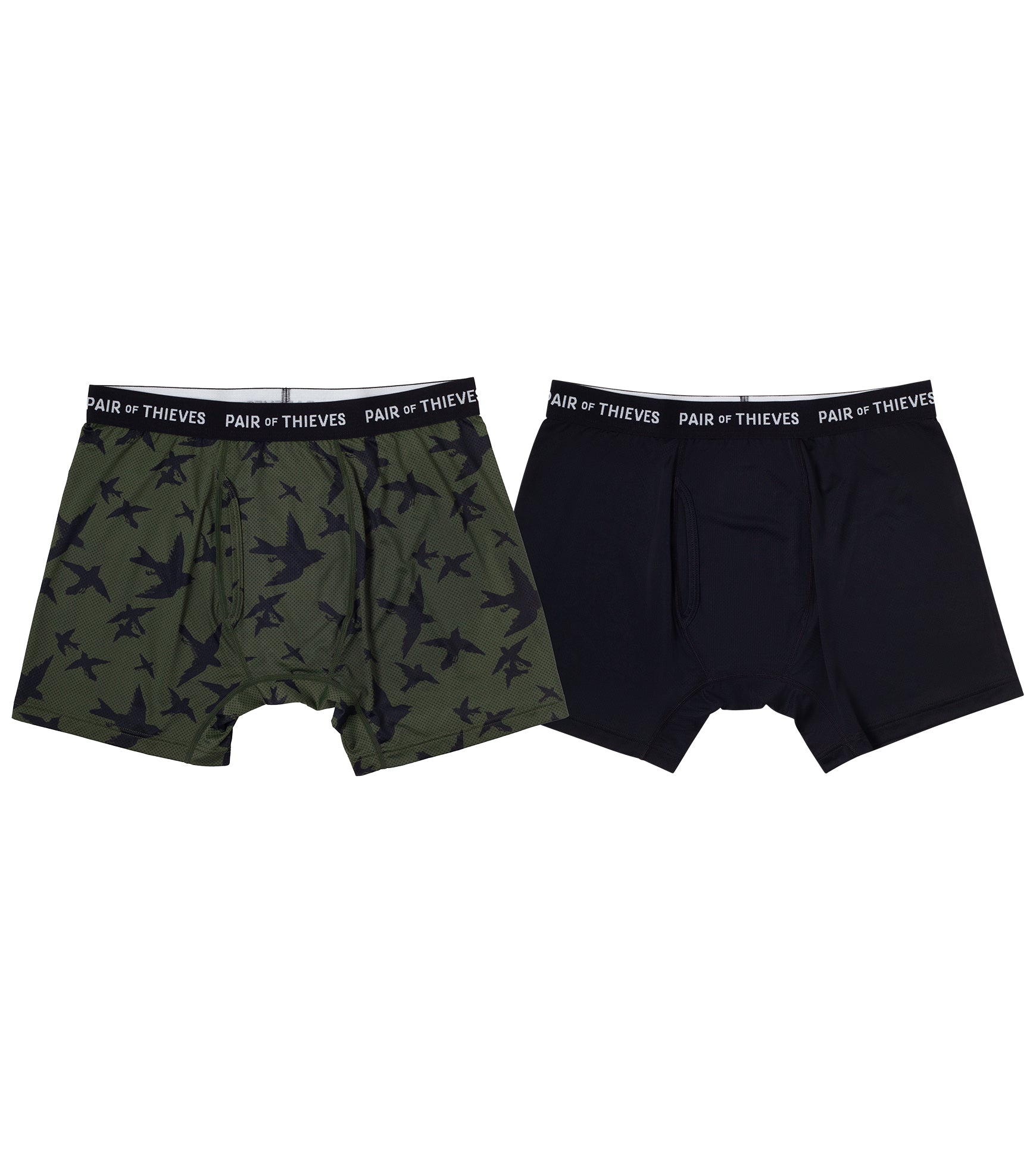 RPLIFE Custom Photo Men's Boxer Briefs - Personalized Face Underwear With Pouch, Moisture Wicking, Black