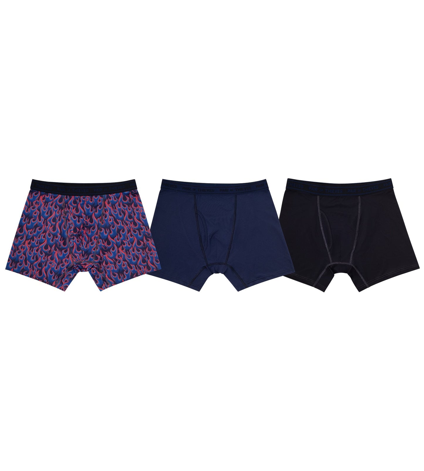 4-Way Stretch Performance Stretch Boxer Briefs (3-Pack)