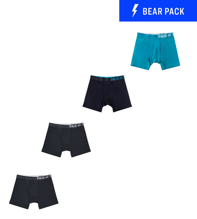 SuperCool Boxer Brief Bear Pack (4-Pack)