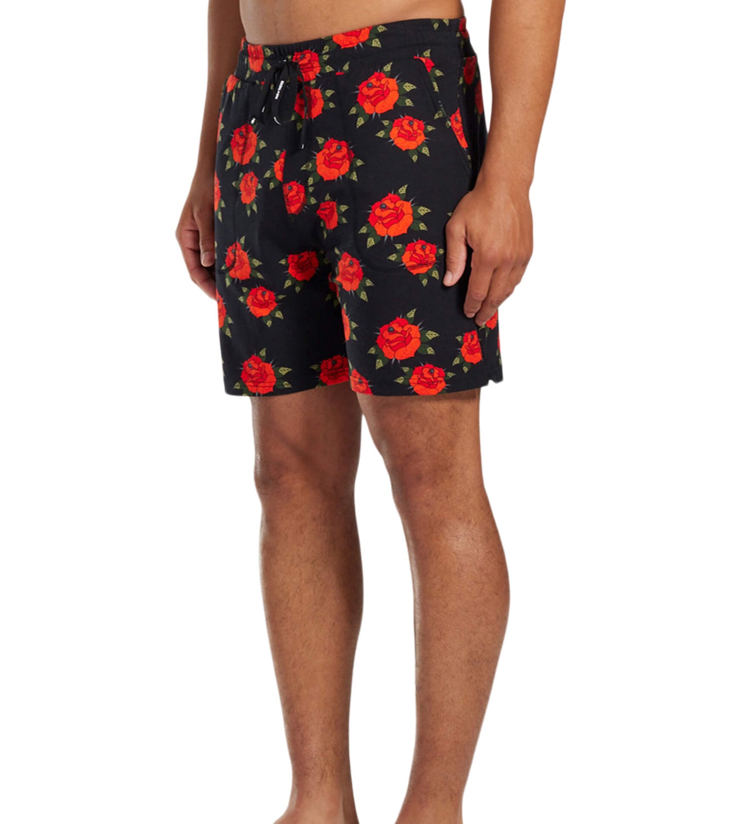 SuperSoft Lounge Shorts, Rose Pattern