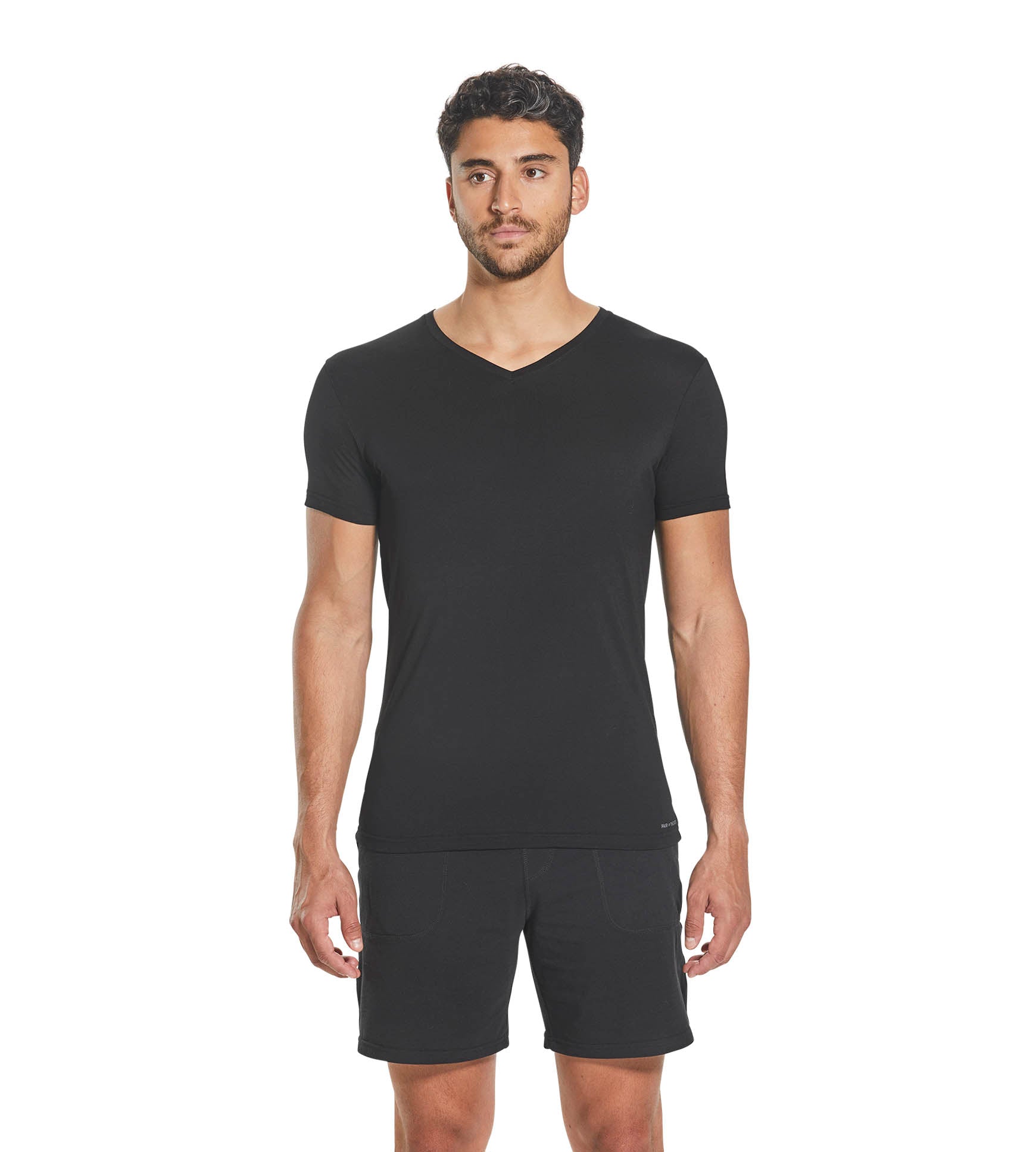 Slim Supersoft Moisture-wicking V-neck T-shirt