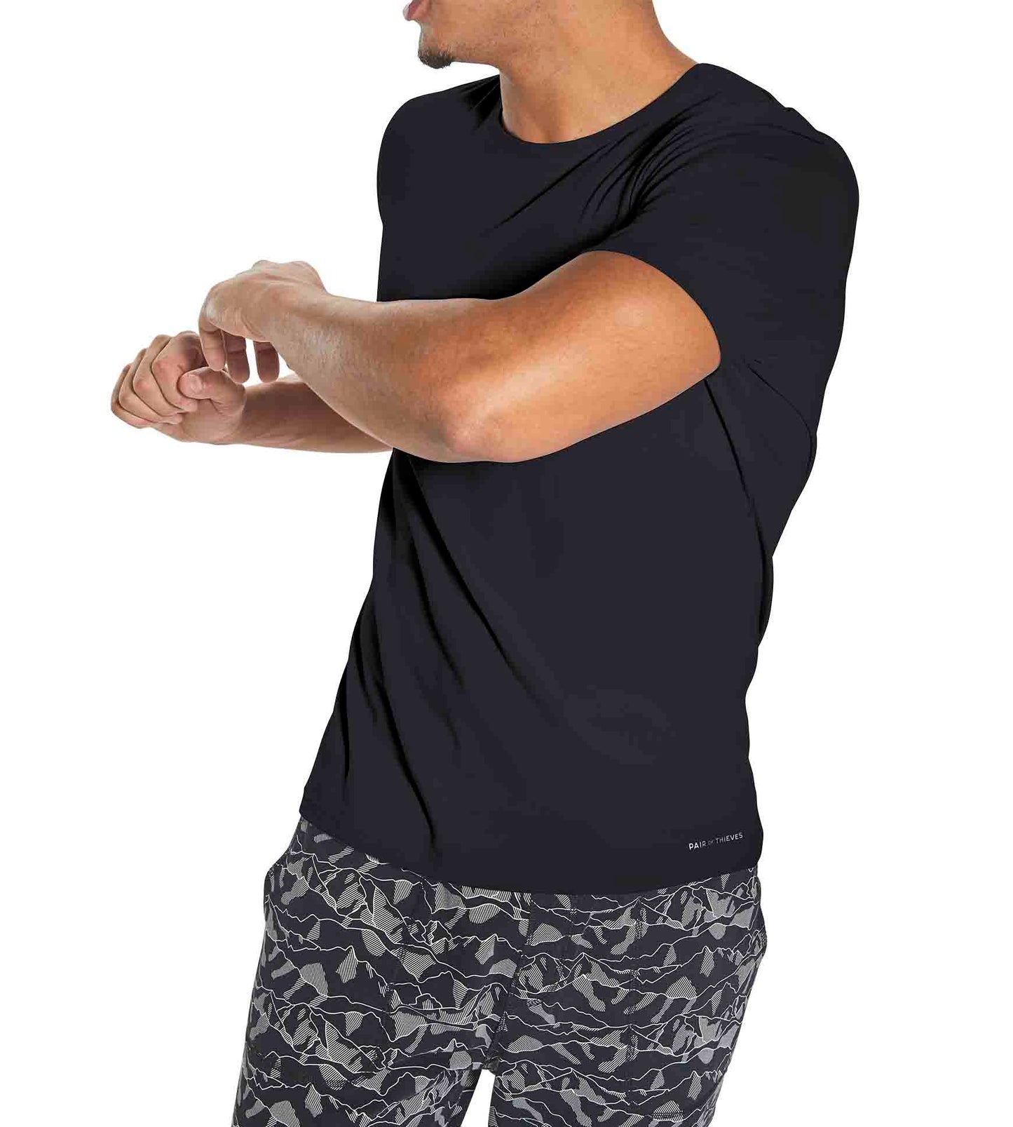 SuperSoft Crew Neck Tee 2 Pack contains colors Dark slate gray, Gray, Dark slate gray, Dim gray, Black, Light Gray, Rosy brown, Sienna, Dark Gray