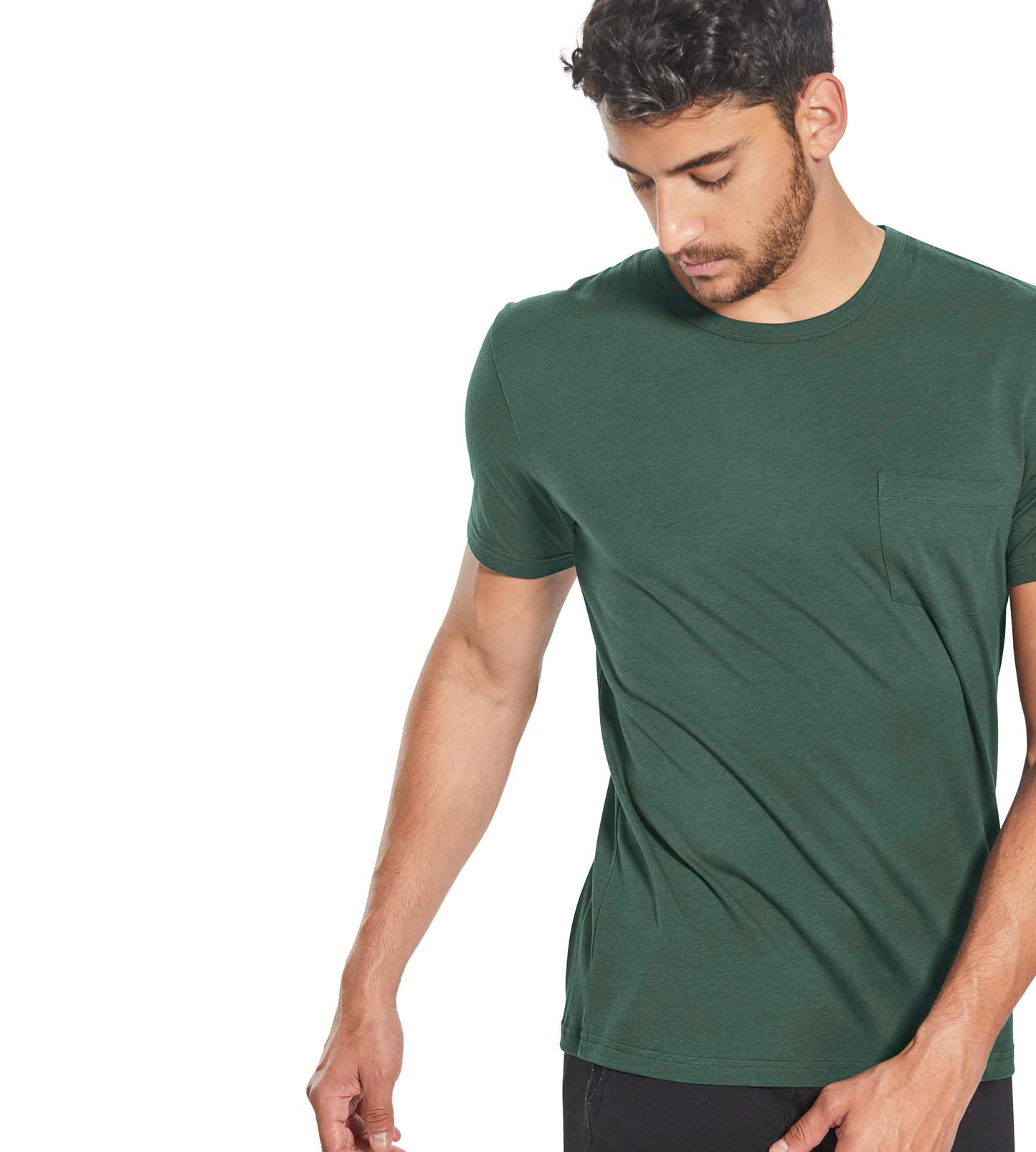 SuperSoft Pocket Crew Neck Tee 2 Pack