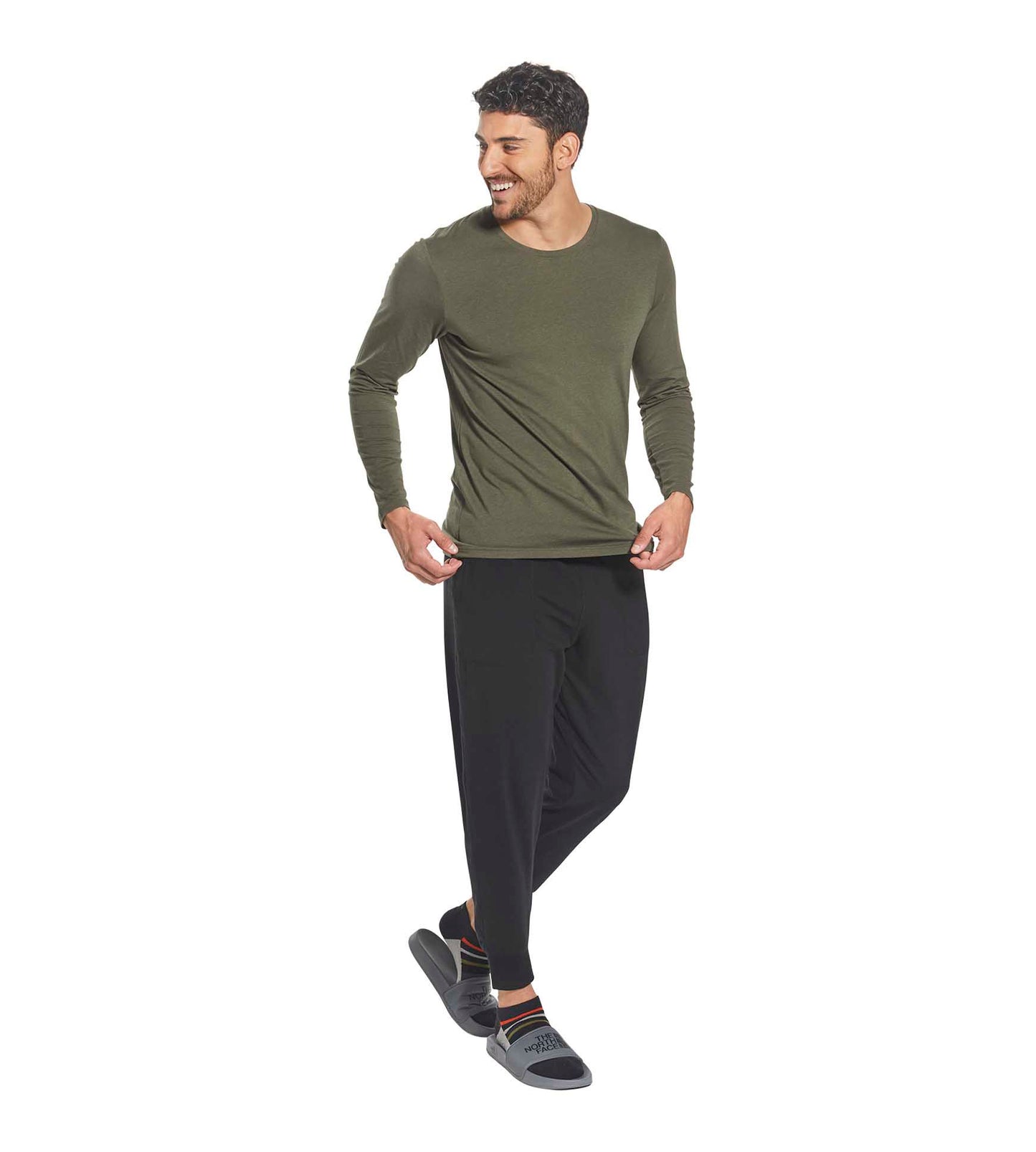 SuperSoft Long Sleeve Crew Neck Tee 2 Pack