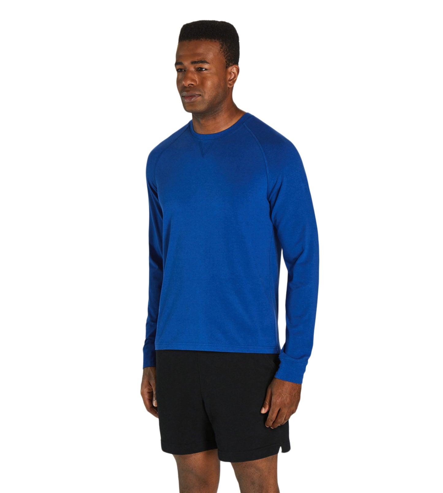 Off Duty Raglan Shirt 1Pk Supersoft Long Sleeve Crew Shirt colors contain: Midnight blue, Teal, Saddle brown, Black, Dark Gray, Sienna, Midnight blue, Dark olive green, Midnight blue