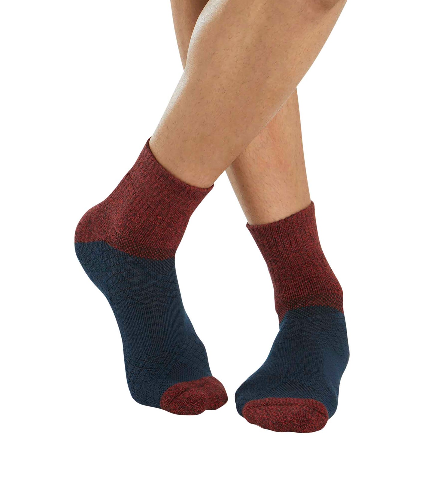 Hustle Cushion Ankle Socks 3 Pack colors contain: Saddle brown, Peru, Dark slate gray, Saddle brown, Rosy brown, Silver, Sienna, Dark slate gray, Maroon