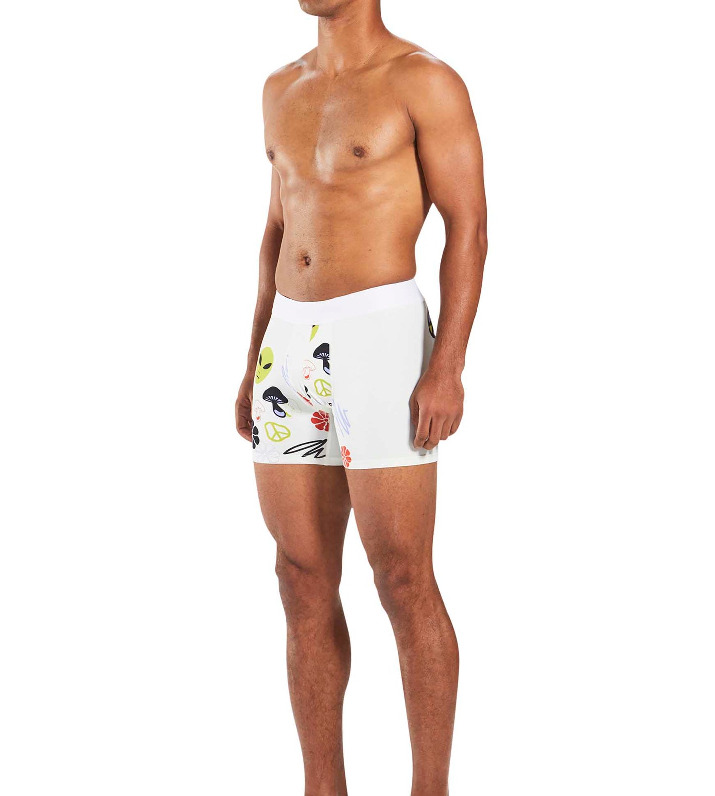 Hustle Boxer Brief 2 Pack colors contain: Saddle brown, Peru, Tan, Indian red, Whitesmoke, Silver, Dark slate gray, Dark salmon, Sienna