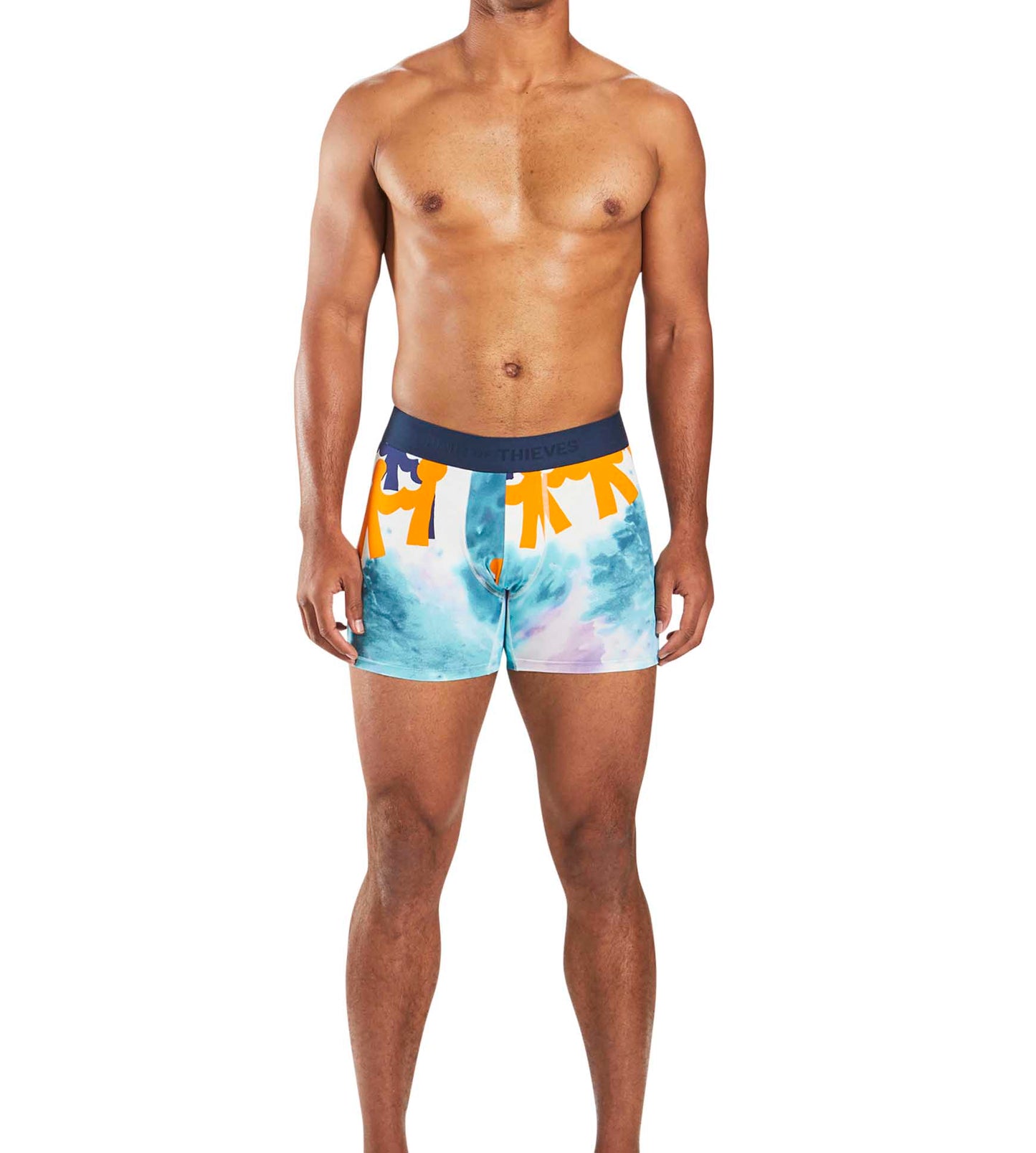 Hustle Boxer Brief 2 Pack colors contain: Indian red, Cadet blue, Burly wood, Dark slate gray, Sienna, Peru, Gains boro, Orange, Sky Blue