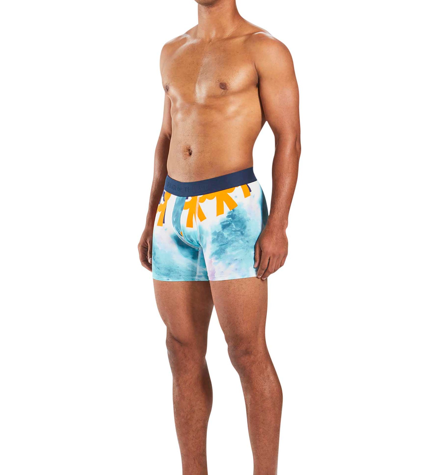 Hustle Boxer Brief 2 Pack colors contain: Indian red, Sienna, Medium aquamarine, Saddle brown, Tan, Dark slate gray, Powder blue, Dark salmon, Orange