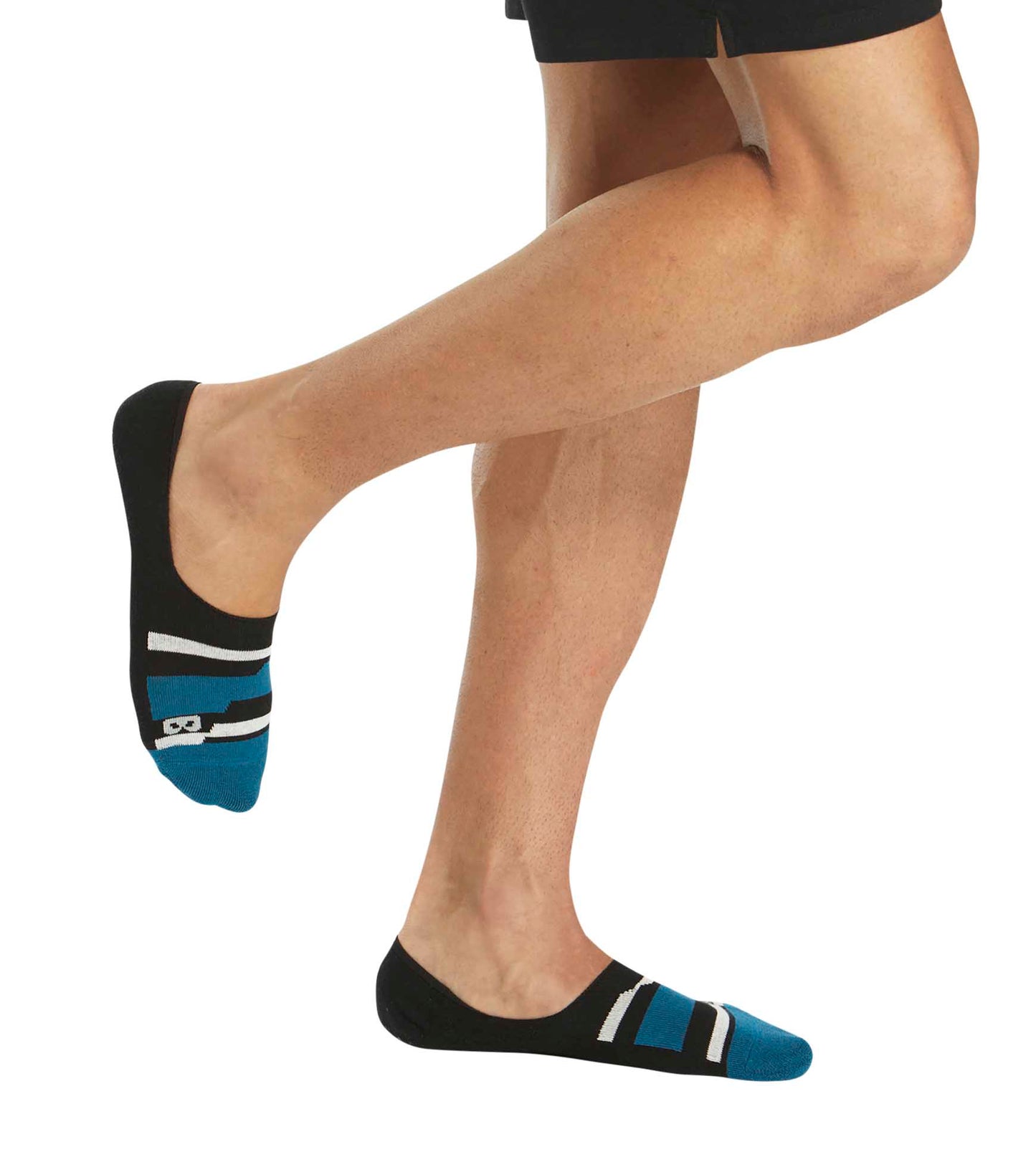 Cushion No Show Socks 3 Pack colors contain: Peru, Black, Dark salmon, Saddle brown, Teal, Tan, Rosy brown, Light Gray, Sienna