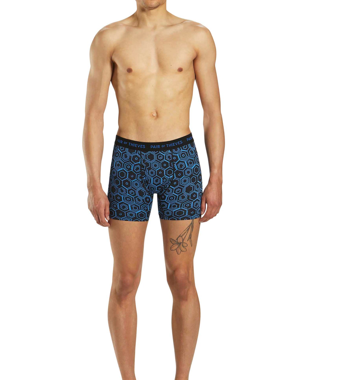 SuperFit Boxer Briefs 2 Pack colors contain: Dark slate gray, Rosy brown, Burly wood, Dark slate blue, Cadet blue, Black, Peru, Tan, Sienna