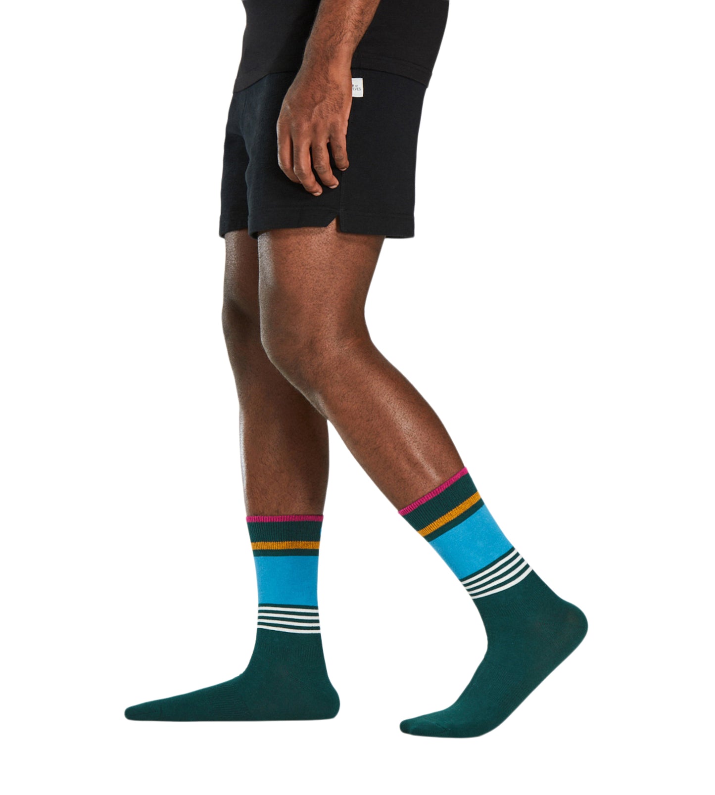 Crew Socks 3 Pack colors contain: Dark slate gray, Indian red, Light sea green, Dark slate gray, Saddle brown, Black, Gray, Light Gray, Sienna