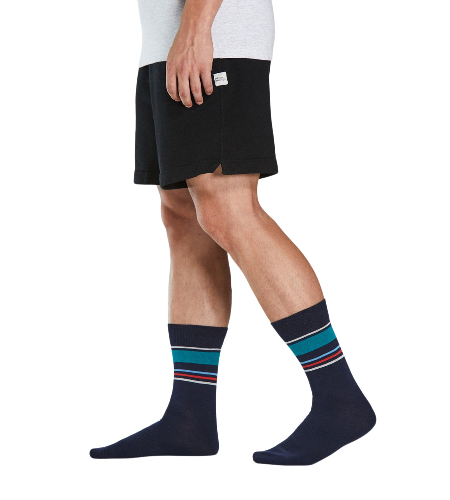 Crew Socks 3 Pack colors contain: Dark slate gray, Rosy brown, Sienna, Gains boro, Teal, Dark olive green, Black, Silver, Tan