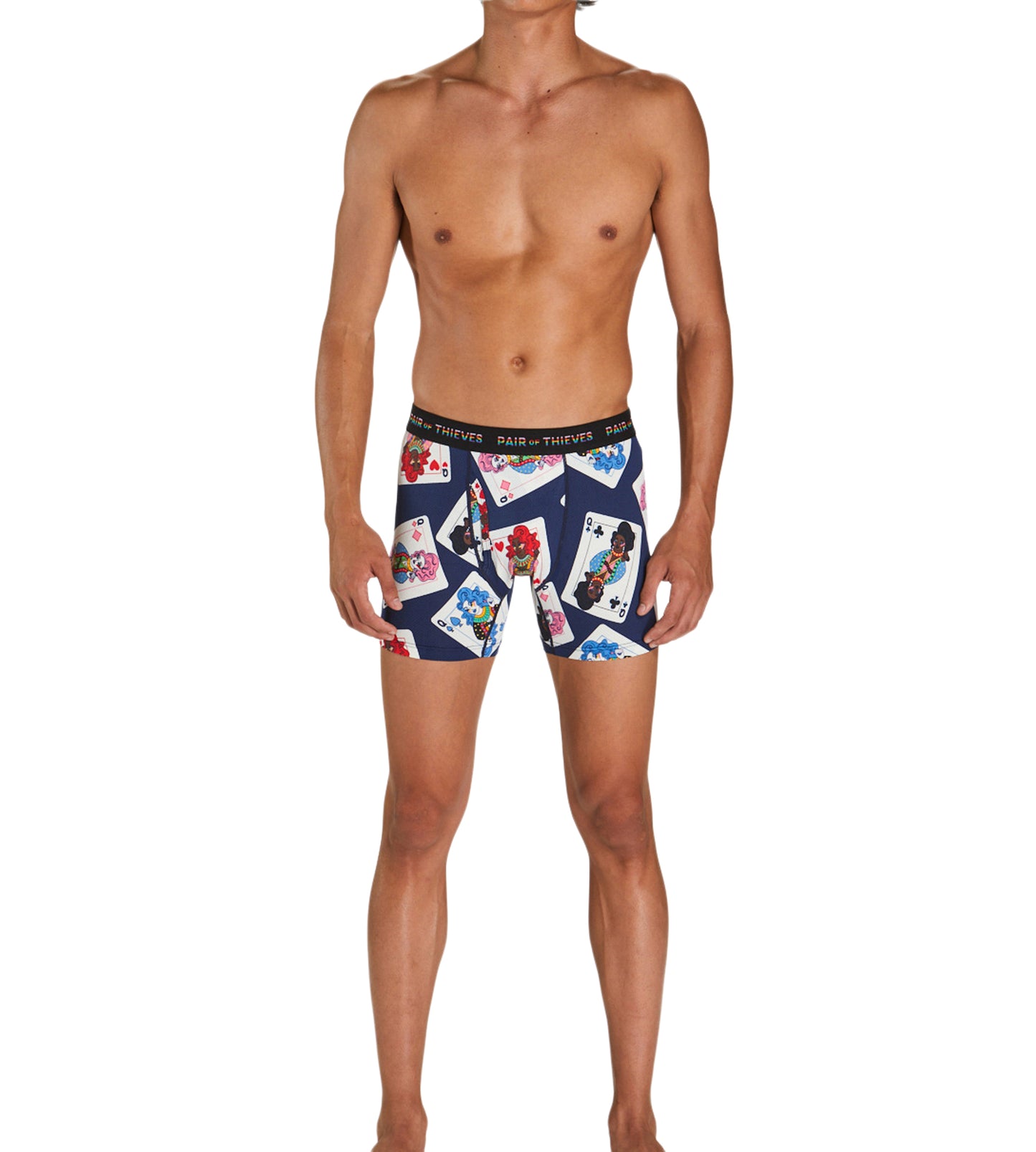 Superfit Boxer Briefs - PRIDE colors consists of Sienna, Dark slate gray, Peru, Gains boro, Sienna, Dark salmon, Dark slate gray, Steel blue, Dark Gray