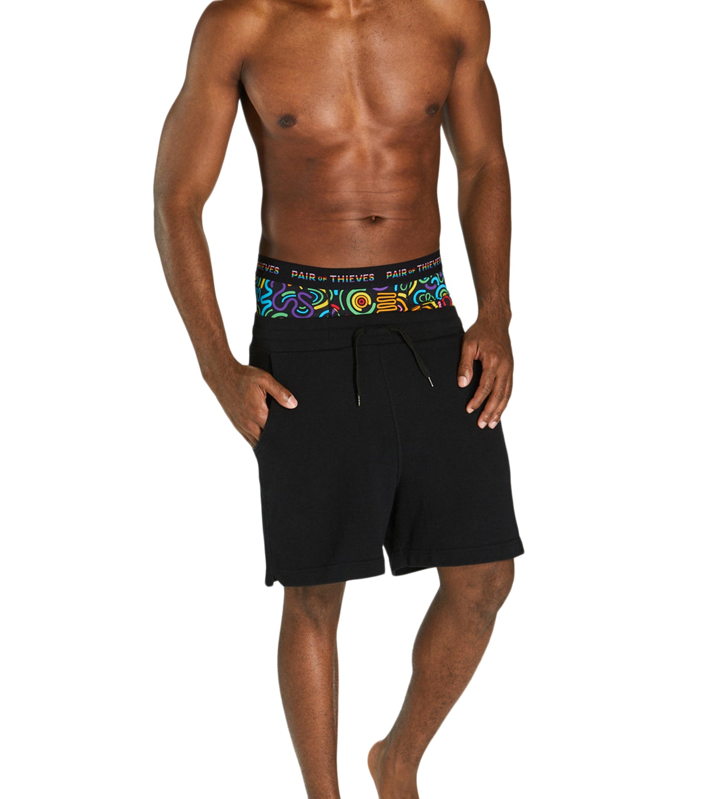 Superfit Boxer Briefs - PRIDE colors consists of Saddle brown, Black, Sienna, Sienna, Peru, Dim gray, Silver, Light sea green, Saddle brown