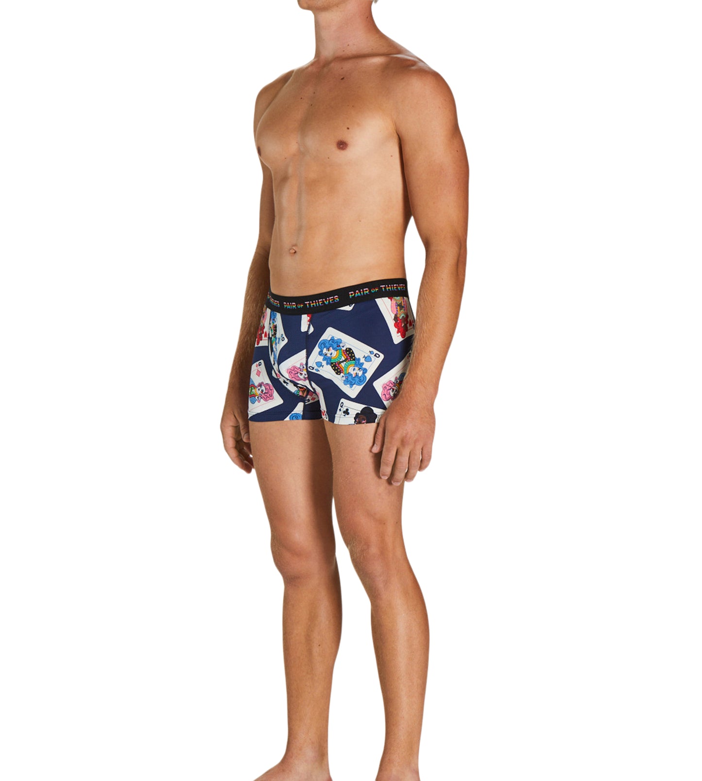 SuperFit Trunk - Pride colors consists of Peru, Black, Tan, Sienna, Dark slate gray, Saddle brown, Steel blue, Light Gray, Dark salmon