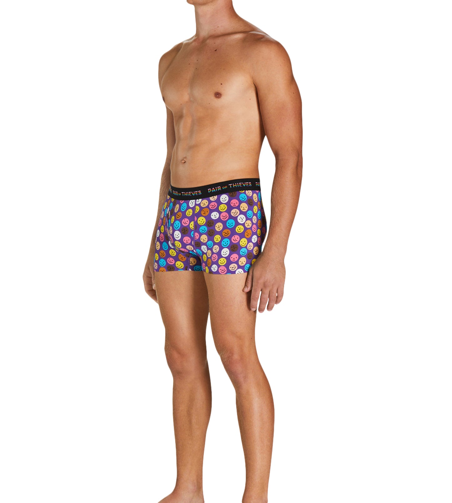 SuperFit Trunk - Pride colors consists of Sienna, Dark salmon, Black, Light sea green, Dark slate blue, Peru, Burly wood, Saddle brown, Peru