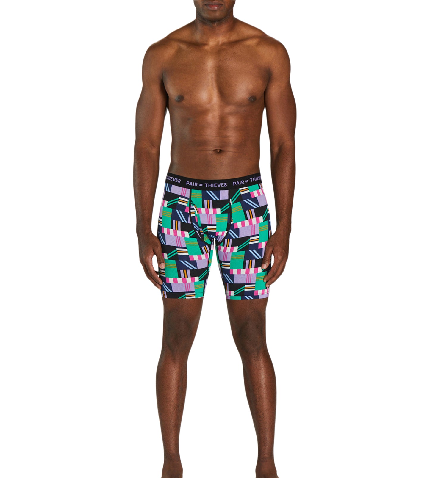 SuperFit Long Boxer Briefs 2 Pack colors contain: Gray, Dark slate gray, Light sea green, Silver, Pale violet red, Saddle brown, Peru, Sienna, Dark olive green