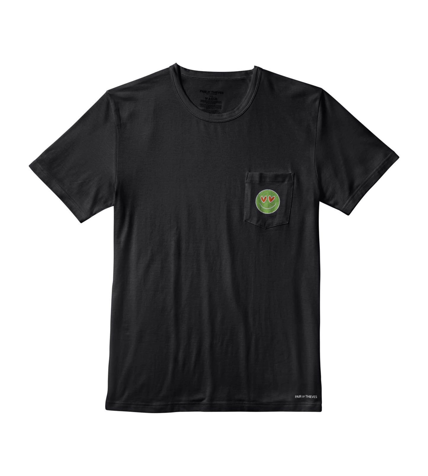 Never Alone Supersoft Pocket Crew Neck Tee colors contain: Dark slate gray, Black, Dim gray, Black, Dark Gray, Dark slate gray, Dark slate gray, Light Gray, Black
