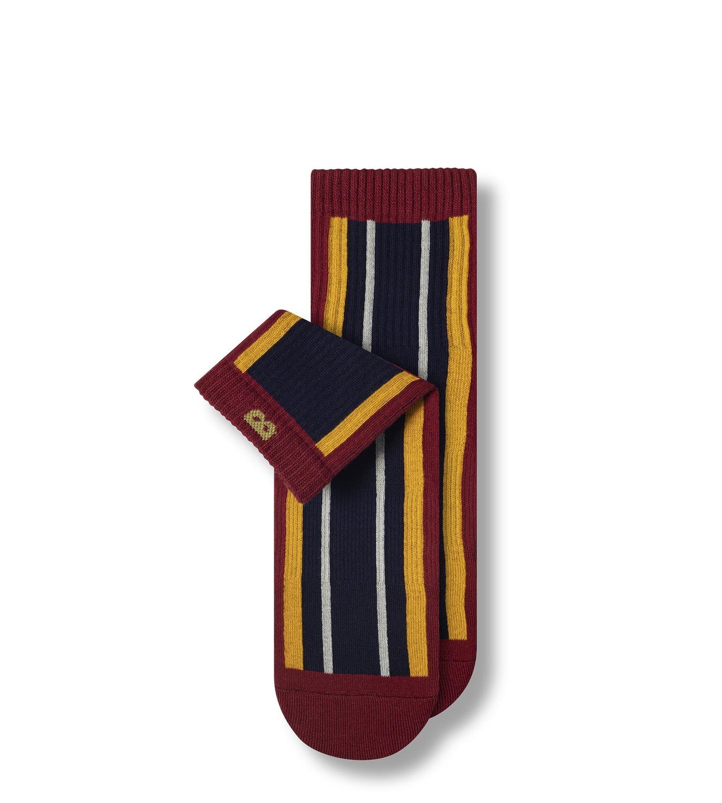 Cushion Ankle Socks 3 Pack orange and yellow patterned sock