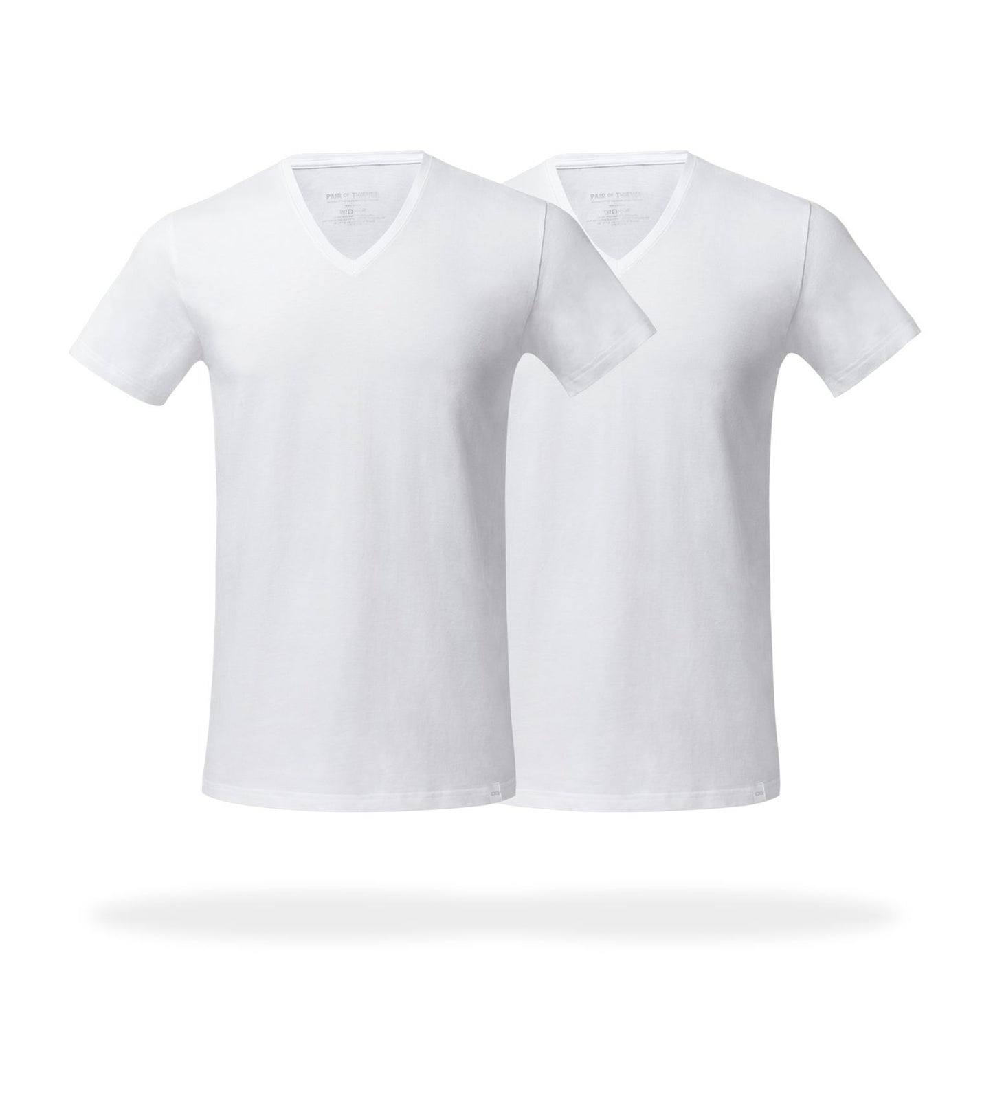 SuperSoft V-Neck Undershirt 2 Pack White