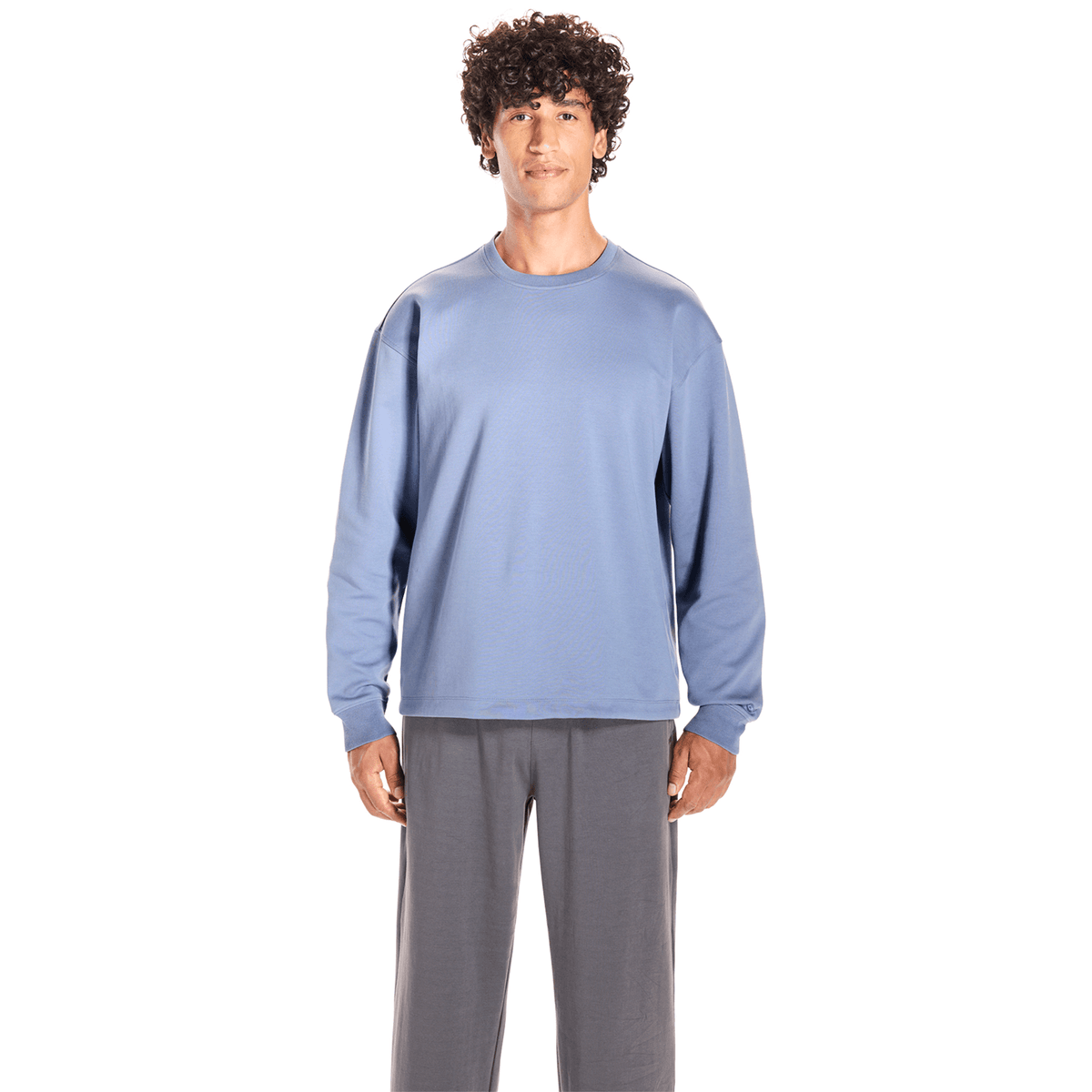 Off Duty Relaxed Crew Pullover