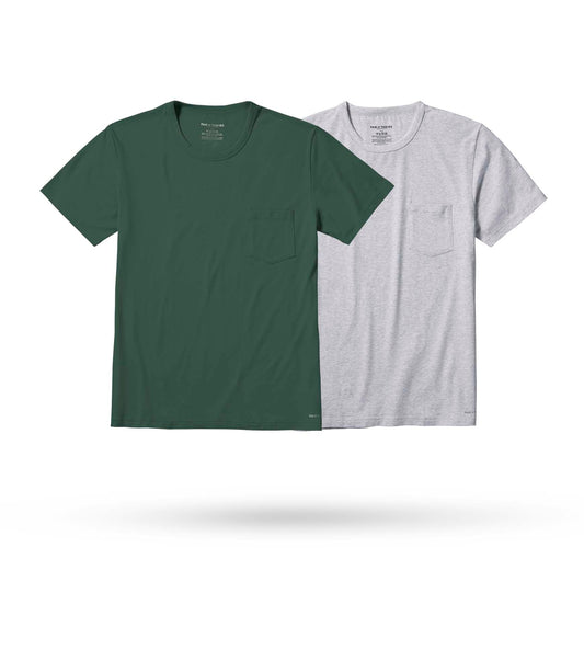 Ready For Everything Pocket Crew Neck Tee (2-Pack)