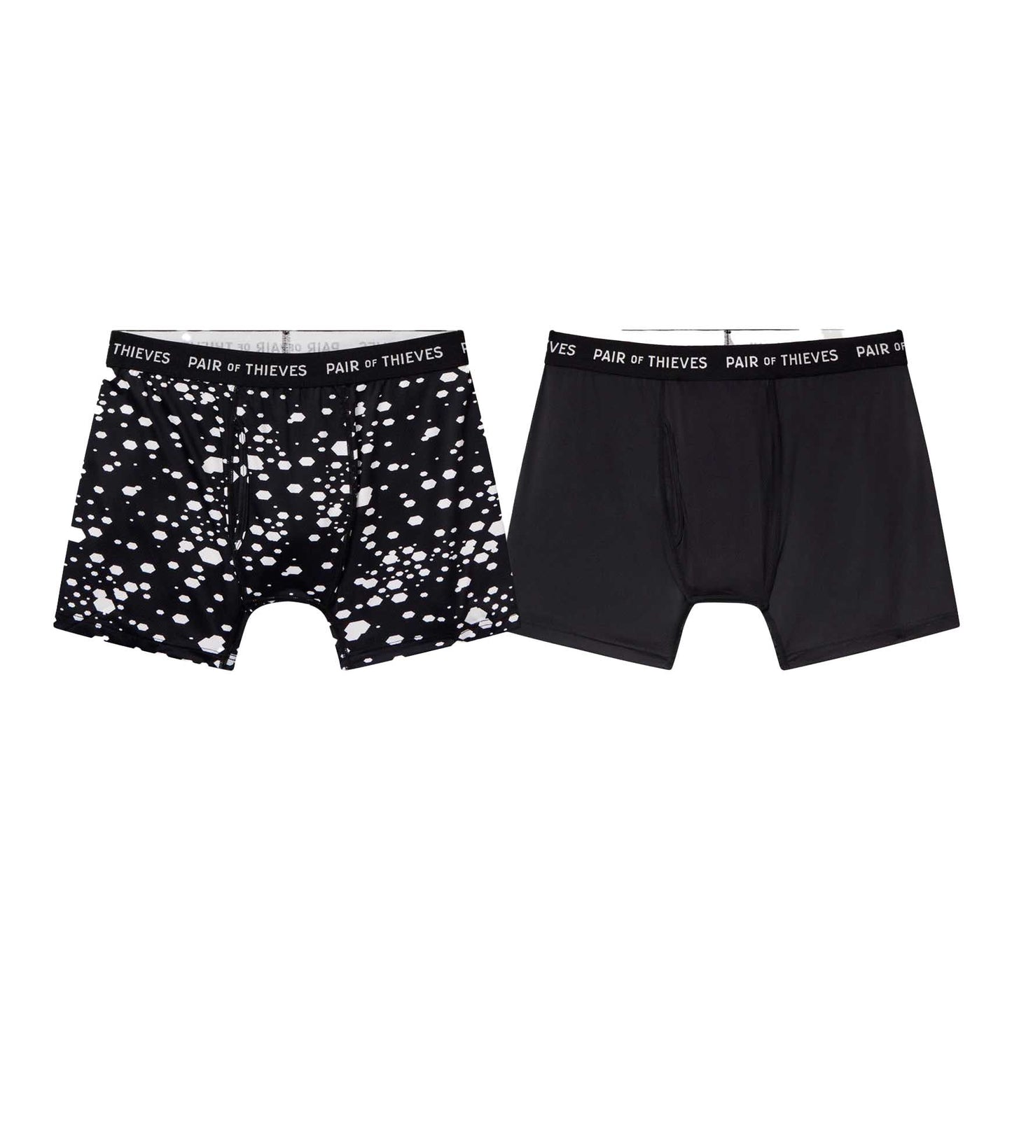 Pair Of Thieves 2 Pack SuperSoft Stretch Boxer Briefs - Men's Boxers in  Black Navy