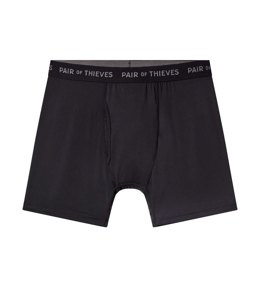 Pair of Thieves Men's 2pk Super Soft Abstract Scribble Boxer Briefs - L
