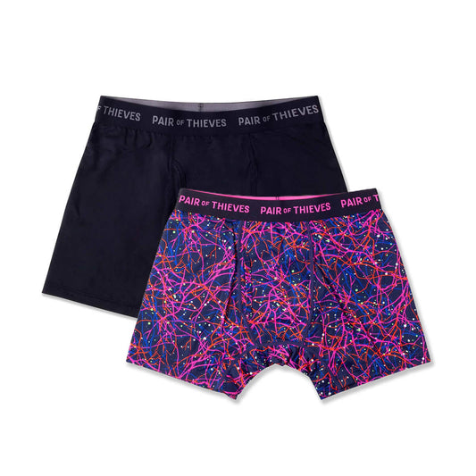 SuperFit Mesh Boxer Briefs, 2-Pack, Assorted Colors