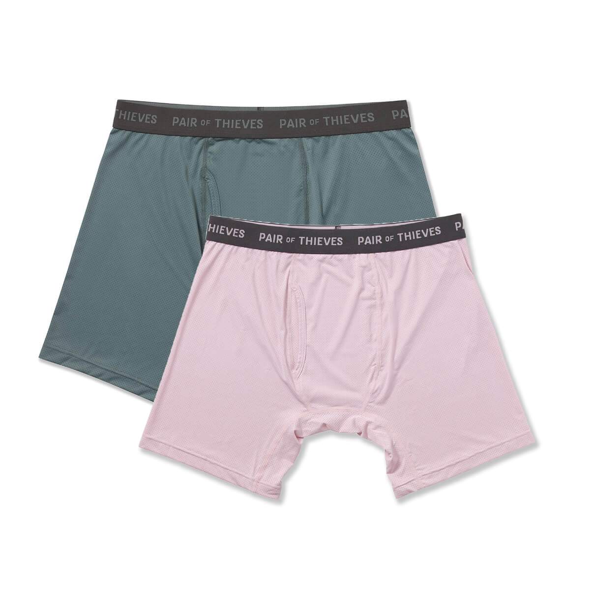 SuperFit Mesh Long Boxer Briefs (2-Pack)